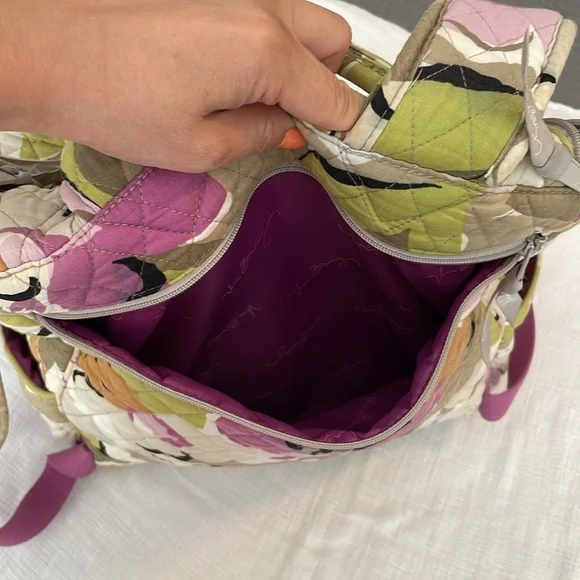 Vera Bradley | Large double zip backpack in Portobello Road pattern - Picture 4 of 9